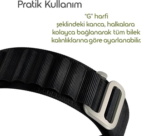 [Travel Loop] Huawei ile Uyumlu 22mm Kordon GT7/GT7 Pro/GT6/6 Pro/Runner 2/GT5/5 Pro/GT4/GT3 46mm için Konforlu Tasarım GT7 Pro Kordonu Terletmeyen Kumaşlı GT7 46mm Kordon