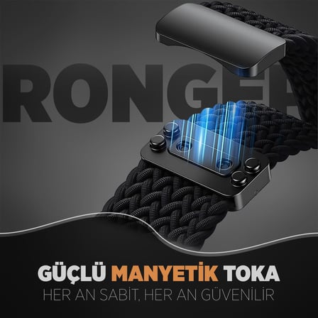 [Örgü Loop] Samsung Galaxy Watch 9/8 44mm/40mm/Classic 46mm ile Uyumlu Kordon Manyetik Tokalı Samsung Watch 9 44mm Kordonu Terletmeyen Elastik Kumaşlı Galaxy Watch 9 Kordon
