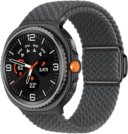 [Örgü Loop] Samsung Galaxy Watch 9/8 44mm/40mm/Classic 46mm ile Uyumlu Kordon Manyetik Tokalı Samsung Watch 9 44mm Kordonu Terletmeyen Elastik Kumaşlı Galaxy Watch 9 Kordon