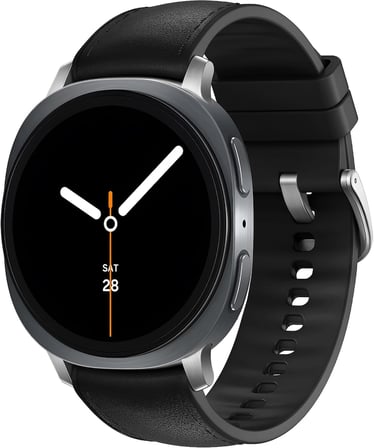 Samsung Galaxy Watch 9/8 (40mm/44mm) ve Watch 8 Classic (46mm) ile Uyumlu Metal Bağlantılı, Konforlu ve Yumuşak Deri Görünümlü Silikon Kordon