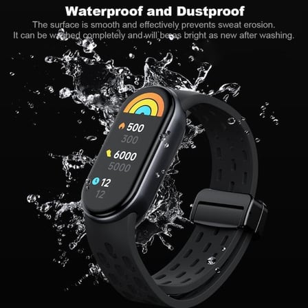 Xiaomi ile Uyumlu Mi Band 10/9/8 için Nefes Alabilen Silikon Air Loop Smart Band10 Kordon Manyetik Toka Mekanizmalı Deformasyona Dayanıklı Yumuşak Mi Band 10 Kordonu