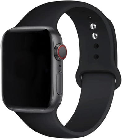 Apple Watch 42 44 45 49 mm M/L Beden Kordon Silikon Spor Kordon 1 2 3 4 5 6 SE 7 8 Ultra ile Uyumlu