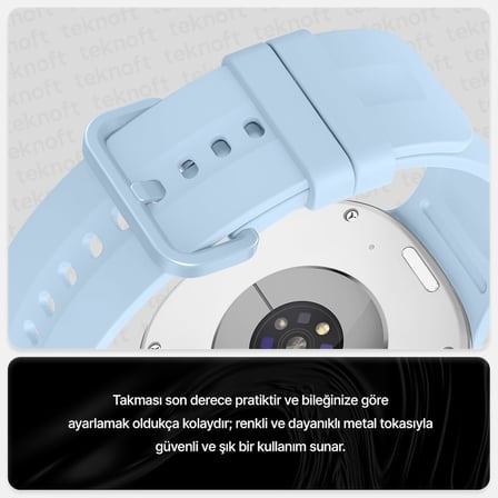 Samsung Galaxy Watch 9/8 (40mm/44mm) ve Watch 8 Classic (46mm) ile Uyumlu Hafif ve Yumuşak Oluklu Tasarım Spor Silikon Kordon