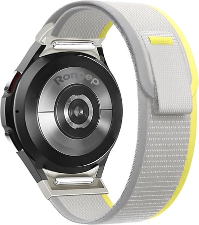 Samsung ile Uyumlu Yeni Nesil Bağlantı Travel Loop 20mm Kordon Galaxy Watch 7/6/5/4 Serisi için Galaxy Watch 7 Kordon (40mm/44mm) Watch 6/4 Classic (47/43/42mm) Watch 5 Pro Uyumlu