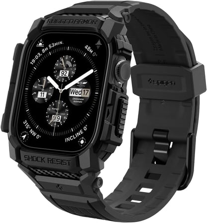 Rugged Armor Pro bileklik, Apple Watch 10 46 mm (2024) ile uyumlu kılıf