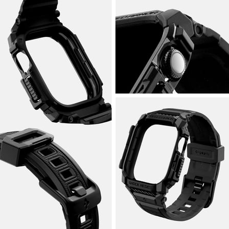 Rugged Armor Pro bileklik, Apple Watch 10 46 mm (2024) ile uyumlu kılıf