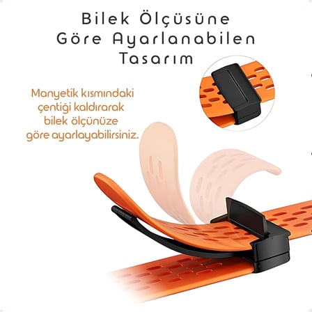 [Air-Loop] Huawei Watch Fit 5/Fit 5 Pro/Fit 4/Fit 4 Pro/Fit 3 ile Uyumlu Kordon Manyetik Kilit Mekanizmalı Fit 5 Kordon Nefes Alabilen Delikli Tasarım Huawei Fit 5 Pro Kordonu