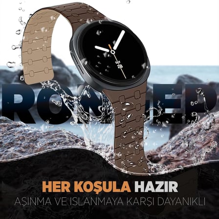 [Magnex Loop] Samsung Galaxy Watch 9/8 44mm/40mm/Classic 46mm ile Uyumlu Kordon 1.Sınıf Soft Silikon Samsung Watch 9 44mm Kordonu Güçlü Manyetik Tasarımlı Galaxy Watch 9 Kordon