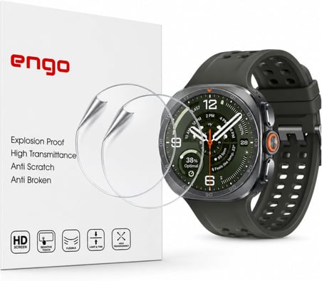 Samsung Galaxy Watch Ultra 47mm İle Uyumlu Ekran Koruyucu, Tam Kaplayan Akıllı Saat Koruması, Çizilmeye Dayanıklı Tpu Koruma 2 Adet, Hd Şeffaf