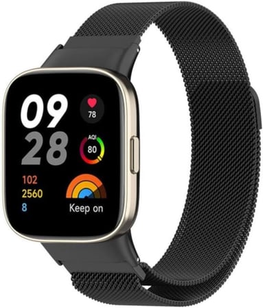 Xiaomi ile uyumlu Redmi Watch 3 Active (DÜZ WATCH 3 DEĞİLDİR) Kordon Milano Loop Metal Kordon