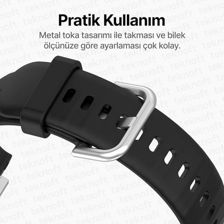 Huawei Watch Fit 4 Pro/Fit 4/Fit 3 ile Uyumlu Yumuşak Dokulu Konforlu Spor Silikon Kordon