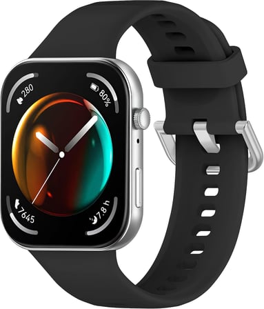 Huawei Watch Fit 5 Pro/Fit 5/Fit 4 Pro/Fit 4/Fit 3 ile Uyumlu Yumuşak Dokulu Konforlu Spor Silikon Kordon