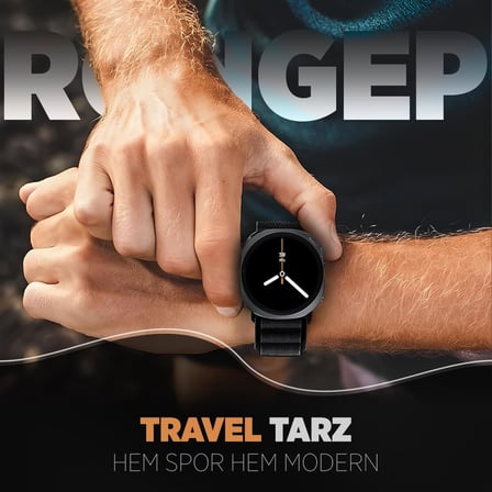 [Travel Loop] Samsung Galaxy Watch 9/8 44mm/40mm/Classic 46mm ile Uyumlu Kordon Rahat Kumaş Samsung Watch 9 44mm Kordonu Terletmeyen Konforlu Tasarım Galaxy Watch 9 Kordon