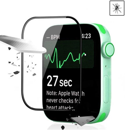 Watch 7/8/9 41mm Full Ekran PPMA Kolay Uygulama Aparatlı Nano Saat Koruyucu ile Uyumlu