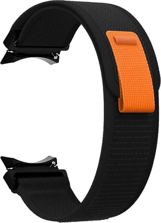 Samsung Galaxy Watch 7/6/5/4/FE Serisi (40mm/44mm) Watch 6/4 Classic (47mm/43mm/42mm) Samsung Watch 5 Pro 45mm İçin Hafif ve Bileği Rahatsız Etmeyen 20mm Kavisli Trail Loop Kumaş Kordon