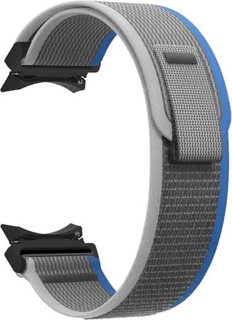 Samsung Galaxy Watch 7/6/5/4/FE Serisi (40mm/44mm) Watch 6/4 Classic (47mm/43mm/42mm) Samsung Watch 5 Pro 45mm İçin Hafif ve Bileği Rahatsız Etmeyen 20mm Kavisli Trail Loop Kumaş Kordon