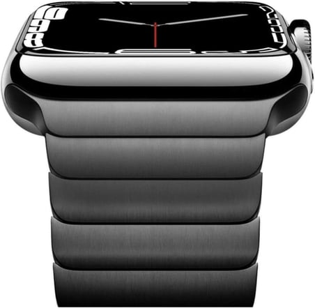Apple ile uyumlu Watch 42mm 44mm 45mm 49mm 1/2/3/4/5/6/se/se2/7/8/9/ultra 1/2 Baklalı Metal Kordon