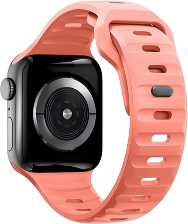 Watch 45mm 44mm 42mm 49mm Uyumlu Kordon Hora Renkli Kopma Karşıtı Kordon Spor Rahatsız Etmeyen Apple Watch Ultra 2/1 9 8 SE 7 6 5 4 3 2 1 Uyumlu Kordon