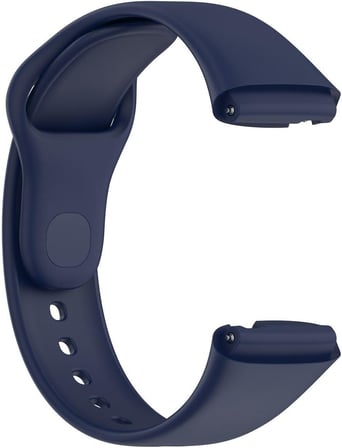 Akıllı Saat Kordonu, Redmi Watch 3 Active ile Uyumlu Silikon Tokalı Saat Kayışı, Terletmeyen Ayarlanabilir Yedek Kordon - Lacivert