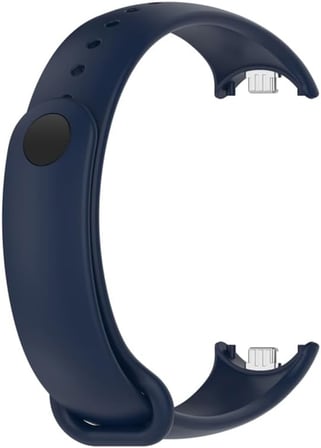 Xiaomi ile Uyumlu Mi Band 8 Mi Band 9 Mi Band 10 Uyumlu 3'lü Paket Silikon Kordon Seti Bileklik Metal Pimli