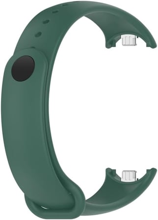 Xiaomi ile Uyumlu Mi Band 8 Mi Band 9 Mi Band 10 Uyumlu 3'lü Paket Silikon Kordon Seti Bileklik Metal Pimli