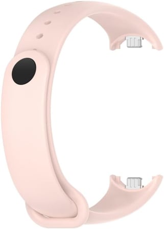 Xiaomi ile Uyumlu Mi Band 8 Mi Band 9 Mi Band 10 Uyumlu 3'lü Paket Silikon Kordon Seti Bileklik Metal Pimli