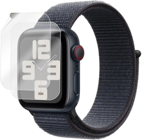 Apple Watch Se 3 44mm İle Uyumlu Ekran Koruyucu, Tam Kaplayan Akıllı Saat Koruması, Çizilmeye Dayanıklı Tpu Koruma 2 Adet, Hd Şeffaf