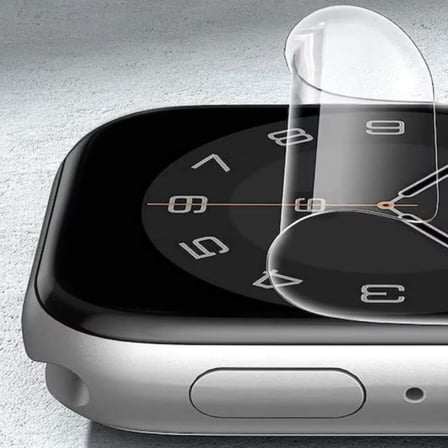 Apple Watch Se 3 44mm İle Uyumlu Ekran Koruyucu, Tam Kaplayan Akıllı Saat Koruması, Çizilmeye Dayanıklı Tpu Koruma 2 Adet, Hd Şeffaf