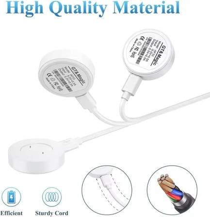 Huawei Gt2 - Watch Dream Magic -Gt ile Uyumlu Usb Şarj Kablosu Aleti Yüksek Kalite Hızlı Manyetik
