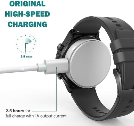 Huawei Gt2 - Watch Dream Magic -Gt ile Uyumlu Usb Şarj Kablosu Aleti Yüksek Kalite Hızlı Manyetik