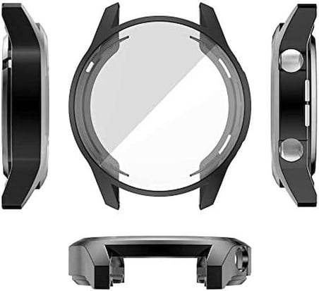 Huawei GT2 ile uyumlu 46mm Watch Gard 02 Ekran Koruyucu Siyah