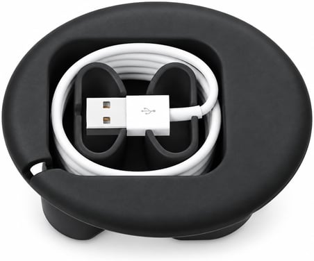 Apple Watch Şarj İstasyonu Organizeri AirPods 1 2 3 Uyumlu Seyahat Taşıma Çantası Sert EVA Koruma Kutusu Manyetik Şarj Kablosu Uyumlu Siyah