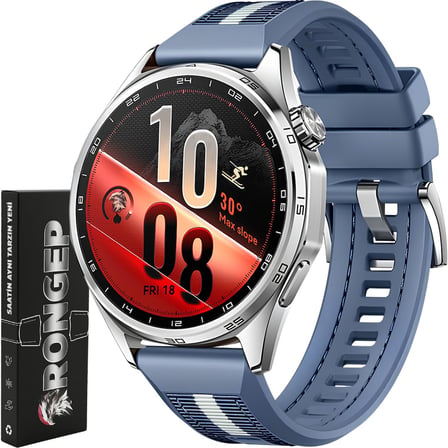 Huawei ile Uyumlu Composite Loop 22mm Kordon GT6/GT6 Pro/GT5/GT5 Pro/GT4/GT3/GT3 Pro/GT2/GT2 Pro 46mm için Naylon Örgülü GT6 Pro Kordon Yumuşak ve Rahat GT6 Kordonu (Mavi)