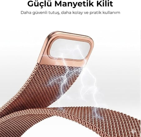 Huawei Watch Fit 3 / Fit 4 / Fit 4 Pro/Fit 5 / Fit 5 Pro Uyumlu Paslanmaz Çelik Hasır Kordon - Nefes Alabilen, Konforlu, Ayarlanabilir Güçlü Manyetik Tokalı Saat Kayışı