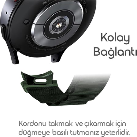 Yeni Nesil Bağlantı Alpine Loop 20mm Kordon Samsung ile Uyumlu Galaxy Watch 7/6/5/4 Serisi için Galaxy Watch 7 Kordon (40mm/44mm) Watch 6/4 Classic (47/43/42mm) Watch 5 Pro Uyumlu