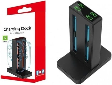 Switch 2 için Joycon Şarj İstasyonu Dock