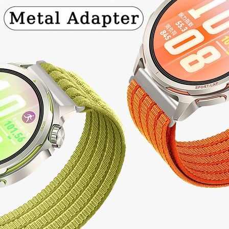 [Cloud-Feel] Huawei ile Uyumlu 22mm Kordon GT6/GT6 Pro/GT Runner 2/GT5/GT5 Pro/GT4/GT3/GT3 Pro 46mm için Naylon Dokuma GT6 Pro Kordon Terletmeyen Nefes Alabilen GT6 46mm Kordonu