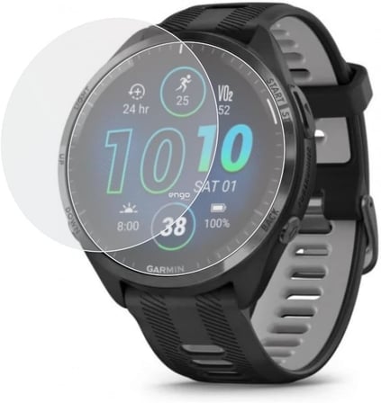 Garmin Forerunner 965 İle Uyumlu Ekran Koruyucu, Tam Kaplayan Akıllı Saat Koruması, Çizilmeye Dayanıklı TPU Koruma 2 Adet, HD Şeffaf