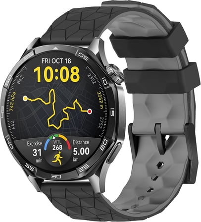 22mm ile Uyumlu Saatler için Geometrik Model 46mm Silikon Kordon HUAWEI Watch (GT7 Pro/GT7/GT6 Pro/GT6/GT5 Pro/GT5/GT4/Watch 4 Pro/GT3/GT3 Pro/GT2/GT2 Pro)