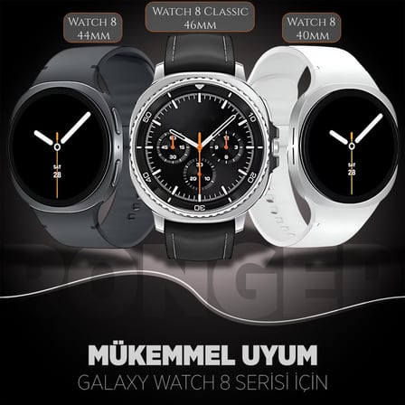 Samsung ile Uyumlu Mountain Loop Kordon Galaxy Watch 8 44mm/40mm/Classic 46mm [2025] için 1.Sınıf Dokuma Kumaş Metalik Bağlantılı Galaxy Watch 8 44mm Kordon Premium Yumuşaklıkta Kayış