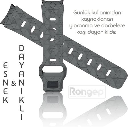 [Football Pattern] Samsung Galaxy Watch 7/6/5/4 (40mm/44mm) Serisi ile Uyumlu Rahat ve Yumuşak Watch 6/4 Classic (47/43/42mm) Kordonu Pin-and-Tuck Toka Galaxy Watch 7 Kordon