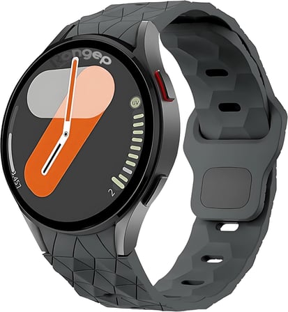 [Football Pattern] Samsung Galaxy Watch 7/6/5/4 (40mm/44mm) Serisi ile Uyumlu Rahat ve Yumuşak Watch 6/4 Classic (47/43/42mm) Kordonu Pin-and-Tuck Toka Galaxy Watch 7 Kordon