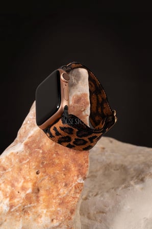 Kumaş Kordon Apple Watch ile Uyumlu, Ayarlanabilir Yumuşak Tekstil Desenli Tasarım, Series 10/11 42mm-41mm-40mm-38mm & 46mm-45mm-44mm