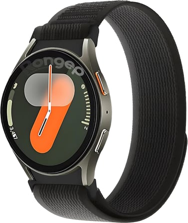 Travel Loop 20mm Kumaş Kordon Samsung Galaxy Watch FE/7/6/5/4 Serisi İçin (40mm/44mm) Terletmeyen Rahat ve Hafif Kayış Watch 6/4 Classic (47/43/42mm) Watch 5 Pro 45mm Uyumlu
