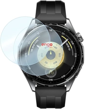 Huawei Watch Gt 6 46mm İle Uyumlu Ekran Koruyucu Çizilmeye Dayanıklı Akıllı Saat Koruması, 9h Temperli Kırılmaz Esnek Nano Cam, Hd Şeffaf 2 Adet