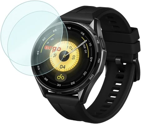 Huawei Watch Gt 6 46mm İle Uyumlu Ekran Koruyucu Çizilmeye Dayanıklı Akıllı Saat Koruması, 9h Temperli Kırılmaz Esnek Nano Cam, Hd Şeffaf 2 Adet