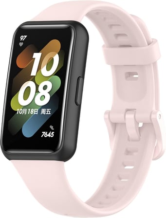 Huawei Band 7 ile uyumlu Saat Kayışı Ent Kaliteli Huawei Mi Band 7 ile uyumlu Spor Saat Kontrast Renkli Lagniappe Silikon Kordon
