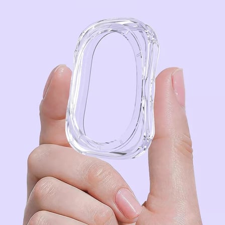 Samsung Galaxy Watch Ultra ile uyumlu Silikon Kasa Ekran Koruyucu Önü Açık Çerceve PC Kasa Koruma Silikon Çerçeve (Siyah, Galaxy Watch Ultra)