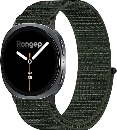 Samsung ile Uyumlu Hasırlı Kumaş Kordon Galaxy Watch 8 44mm/40mm/Classic 46mm için Terletmeyen Nefes Alabilen Bileğe Göre Ayarlanabilen Yumuşak ve Konforlu Galaxy Watch 8 Kordonu