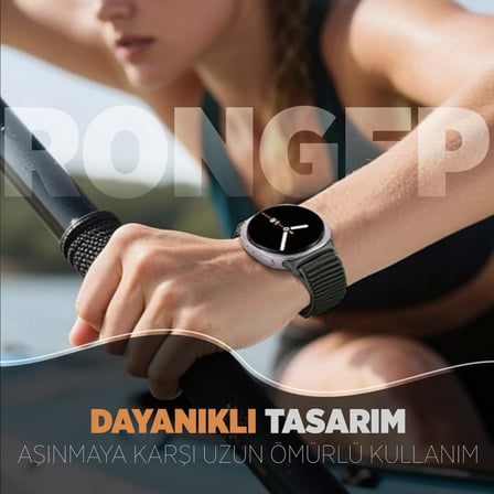 Samsung ile Uyumlu Hasırlı Kumaş Kordon Galaxy Watch 8 44mm/40mm/Classic 46mm için Terletmeyen Nefes Alabilen Bileğe Göre Ayarlanabilen Yumuşak ve Konforlu Galaxy Watch 8 Kordonu